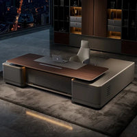 Filing Cabinet Luxury Large Computer Tables Modern Minimalist Executive Manager President Table Office Combination Furniture