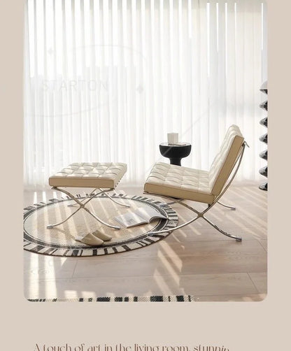 Stylish Barcelona Single, Sofa Chair For, High End Living Room, Italian Designer Lazy, Coffee Sofa Cozy