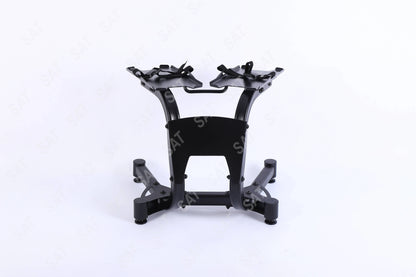 l Adjustable Dumbbell Bracket Metal Old Weight Bracket Storage Bracket with Wheels Dumbbell Weight Household