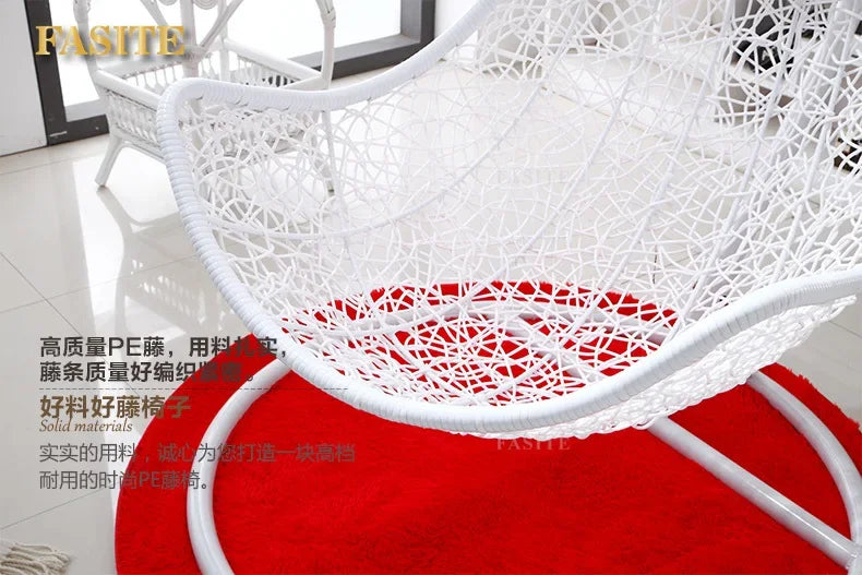 Swing Hanging Chair Hammock Indoor Balcony Bird's Nest Hanging Basket Rattan Chair Reclining Chair, Rocking Chair