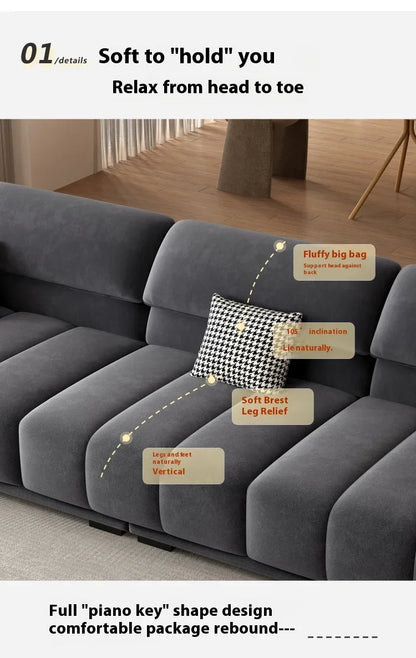 Luxury European Sofa Living Room Sectional Minimalist Modular Sofa Comfortable Lounge Divano Soggiorno Di Lusso Room Decor