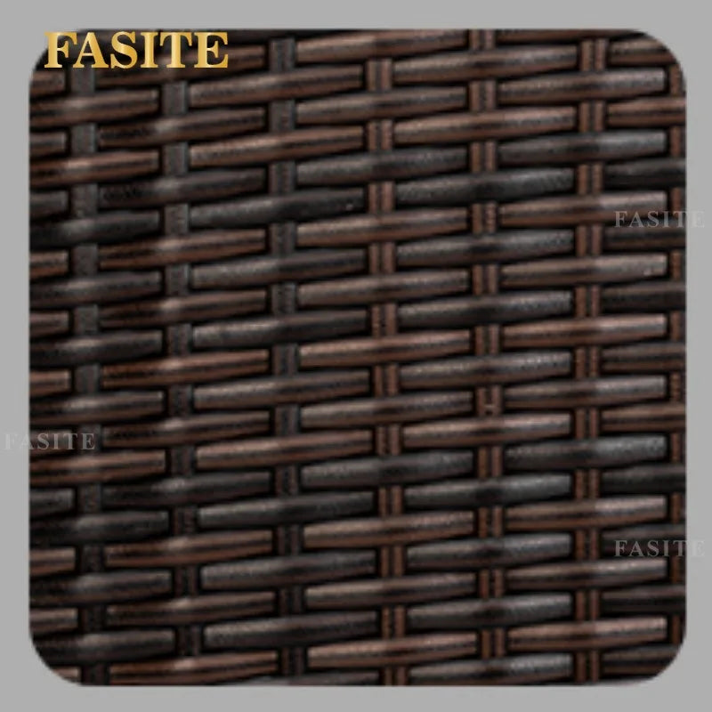 Outdoor Table, 3 PCS Wicker Outdoor Patio Set, with Glass Top Table Dining Chairs, Tables and Chairs Set of 2