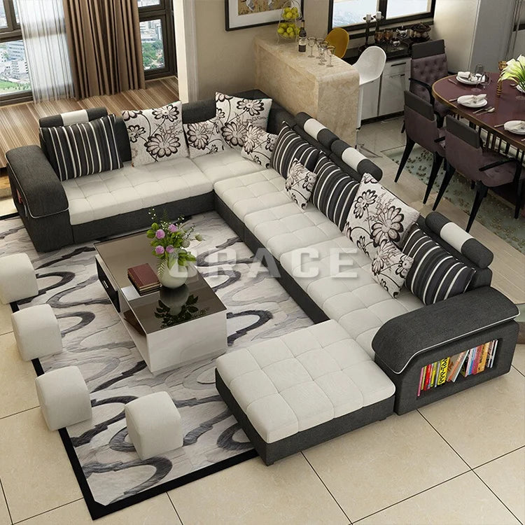 Hotel Composable Sofa Set Furniture Bed Sets Couch Living Room Home Luxury Sectional Sofas