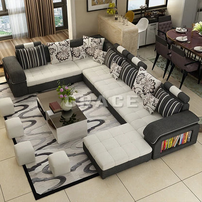 Hotel Composable Sofa Set Furniture Bed Sets Couch Living Room Home Luxury Sectional Sofas