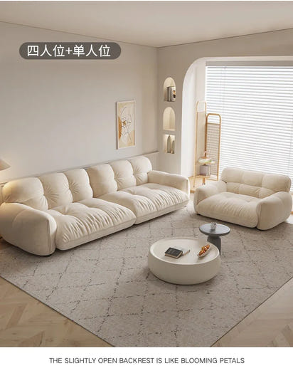 Classic Family Living Room Sofas Recliner Modern Minimalist Luxury Sofa Multifunctional Relaxing Woonkamer Banken Home Furniture