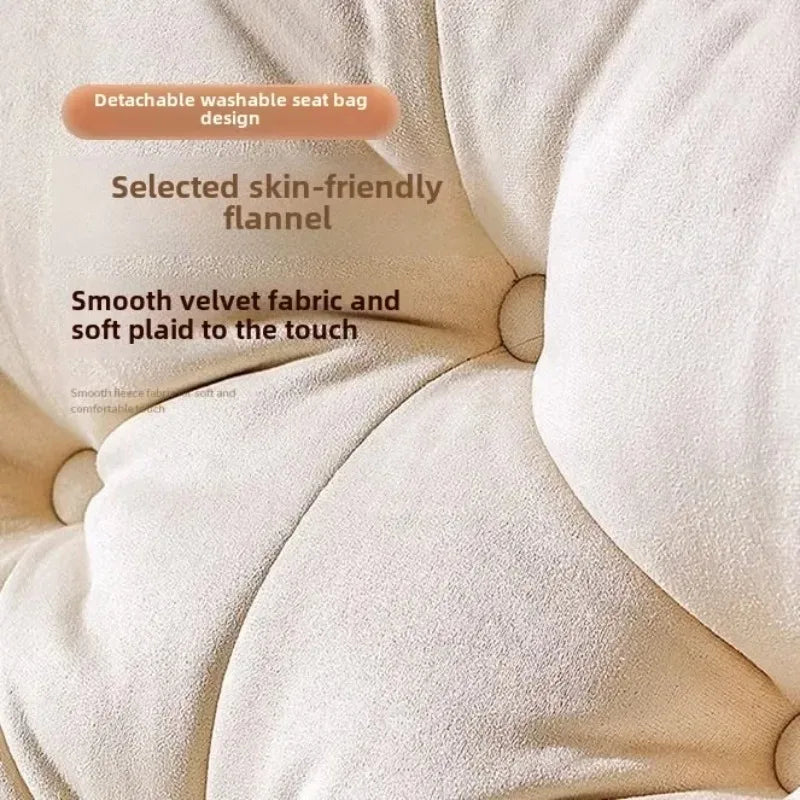Lazy Sofa Rocking Chair Reclining Sleepable Bedroom Single Recliner Home Balcony Leisure Chair Tatami Seat Floor Chair