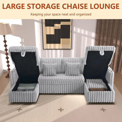 Convertible Floor Sofa Bed, Boneless Corduroy Sleeper Sofa with Side Pocket, 5in1 Foldable Couch for Living Room, Bedroom. No A