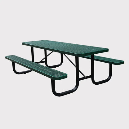 Outdoor Furniture Modern extra Long Metal Bench Public Park Steel Bench Seating Outside Garden Patio Powder Coated Seat Bench
