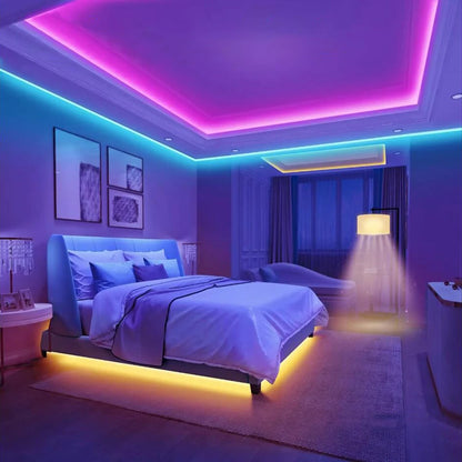 RGB LED Strip Lights Music Sync APP Control USB