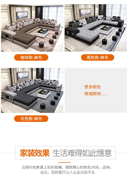 Relaxing Design Sofa Apartment Waterproof Minimalist Comfortable Sofa Lazy Sleeping Function Princess Divano Hotel Furniture