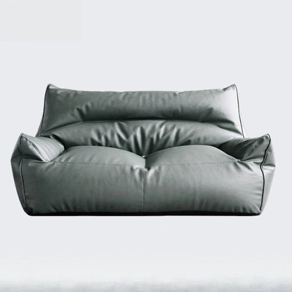OTAUTAU 1-2 Seat Faux Leather Bean Bag Cover Couch Armchair Pouf Beanbag Cover SF433【No Filler!Need Buy Filler Yourself !】