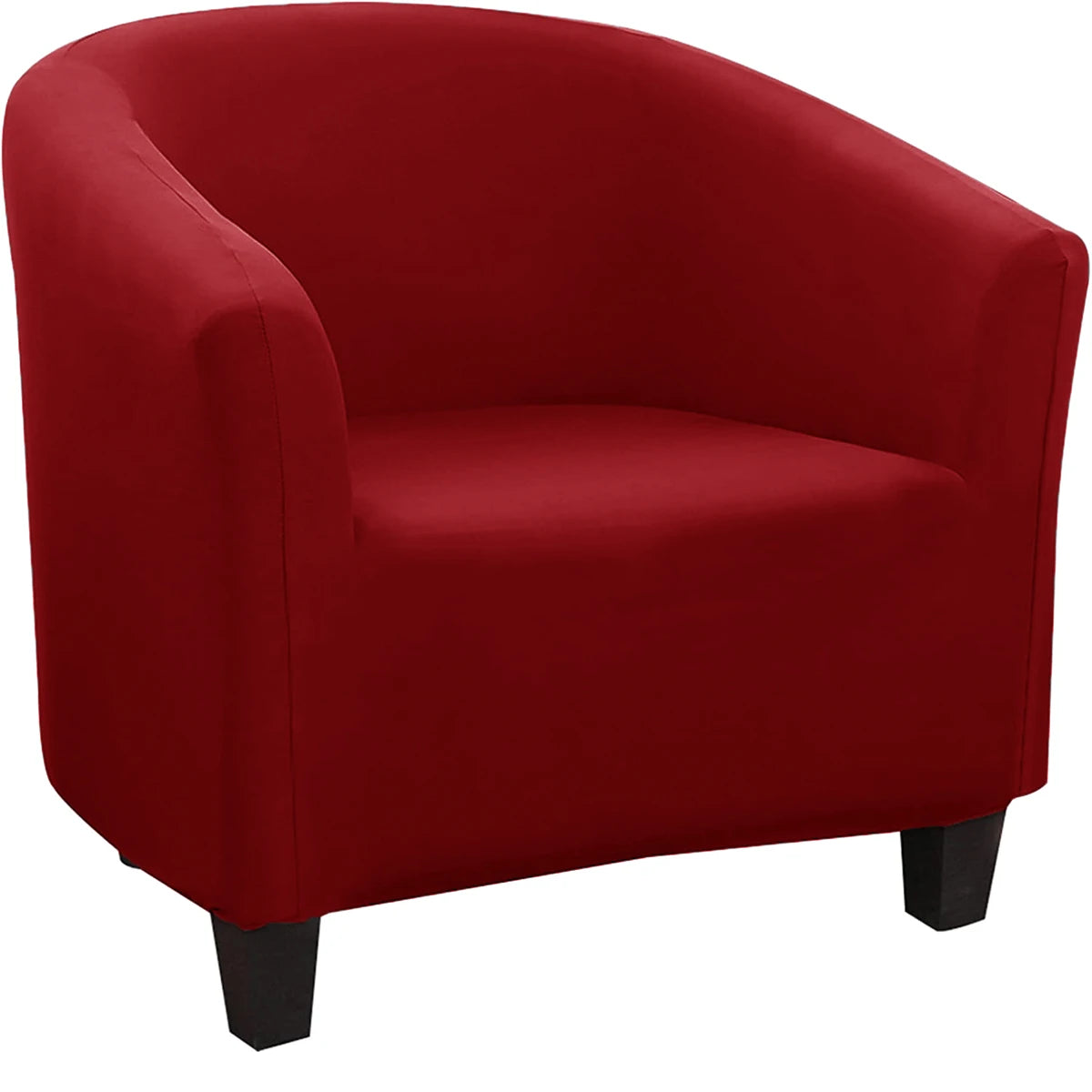Stretch Club Chair Slipcover Spandex Barrel Chair Covers Printed Tub Living Room Armchair Covers Furniture Protector Sofa Cover