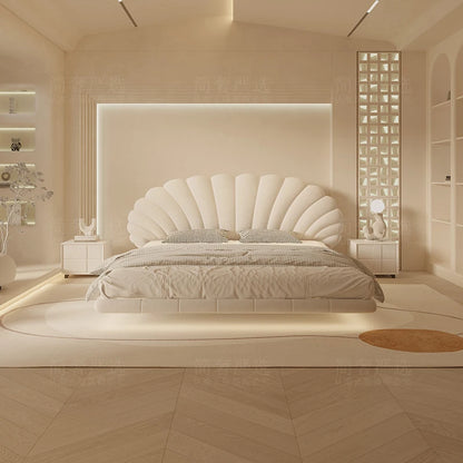 Nordic elegant Double bed 180x200cm interior Minimally comfortable bedroom beds luxury creativity camas matrimoniales furniture