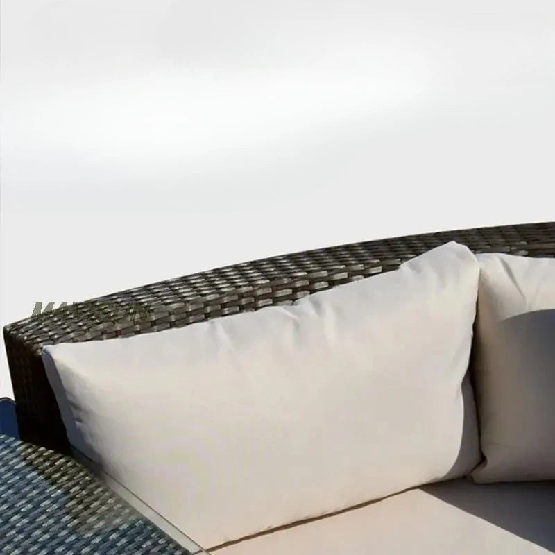 Campingaz Sofa Set House Garden Outdoor Lounge Set Simple Gray