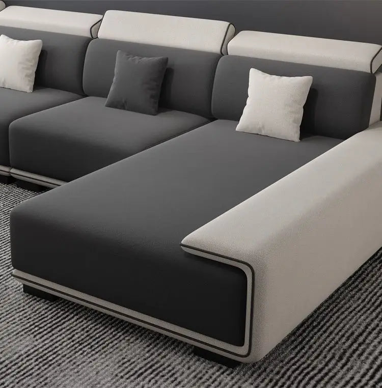 Luxury Sectional Sofas Chaise Longue Bed Italian Modern Sofa Living Room Armchair Muebles Para El Hogar Home Furniture
