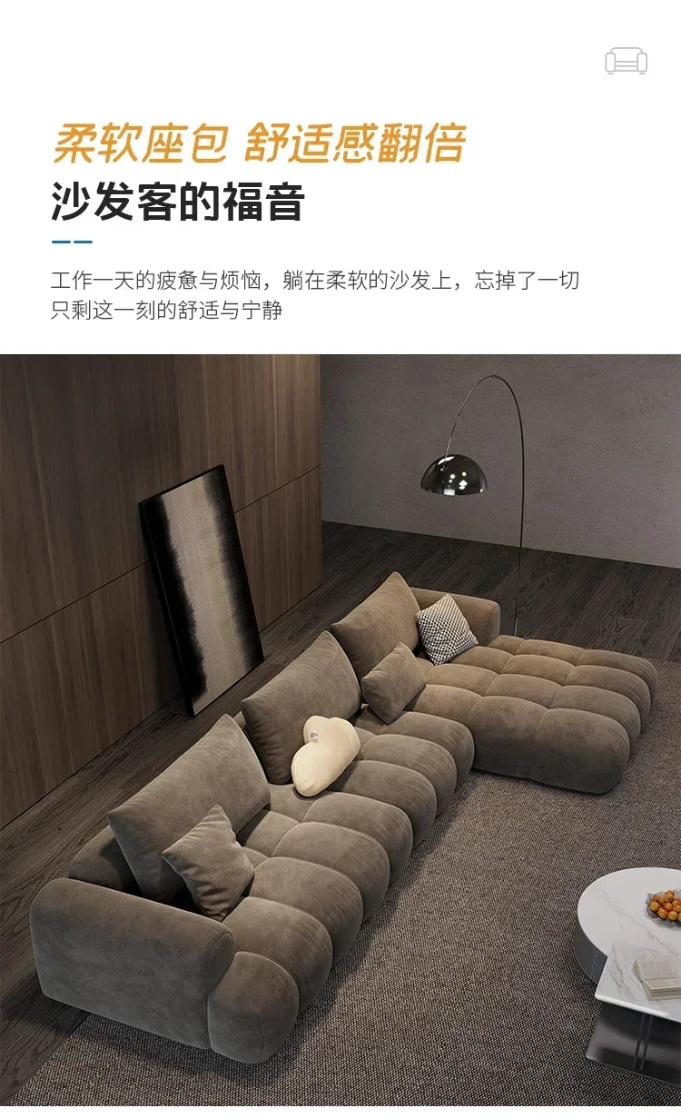 Relaxing Fancy Sofa Cheap Stretch Brown Floor Recliner Sofa Puffs Sectional Juego De Muebles Para Sala Living Room Furniture