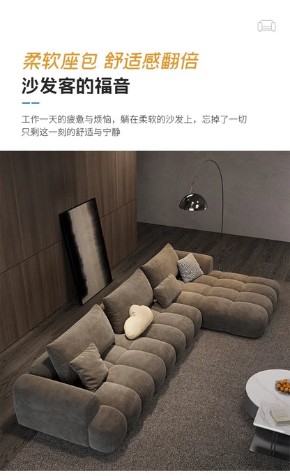 Relaxing Fancy Sofa Cheap Stretch Brown Floor Recliner Sofa Puffs Sectional Juego De Muebles Para Sala Living Room Furniture