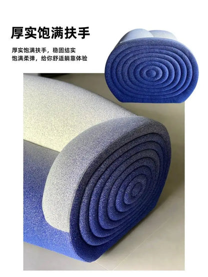 Special-shaped Nordic gradual change color sofa leisure creative simple special-shaped sofa living room lobby leisure
