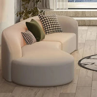 Accent Canape Curved Living Room Sofasv Japandi Postmodern Elegantes Design Cloud Backrest Bedroom Lazy Divano Trendy Furniture