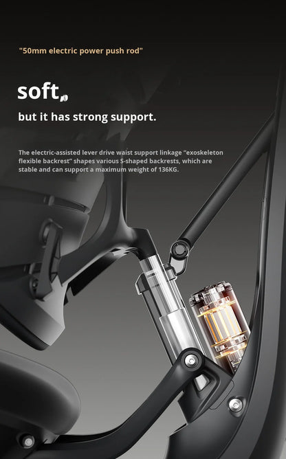 LiberNovo Omni Dynamic Ergonomic Chair Game Chair, Dynamic Ergonomic Chair, Computer Chair with Battery