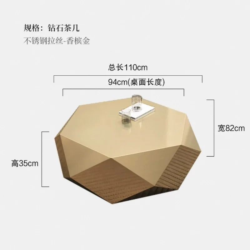 Italian Minimalist Coffee Table Nordic Creative Living Room Coffee Table Designer High-end Furniture Дизайнерская Мебель FYCT