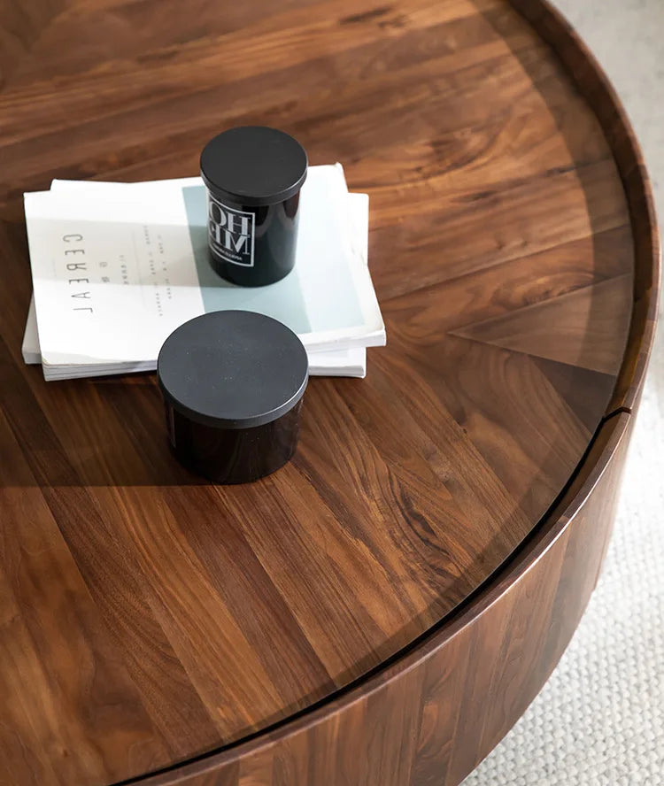 Nordic Solid Wood Coffee Table Modern Simple Originality Round Coffee Table Sofa Side Living Room Home Furniture Salontafel FYCT