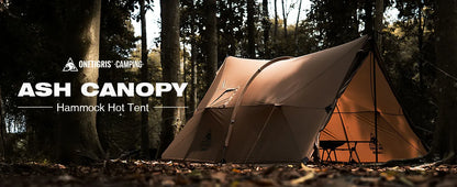 Onetigris ASH Hammock Canopy 4 Person Camping Hot Tent with Stove Jack 4 Season Waterproof Windproof for Survivalist Hiking