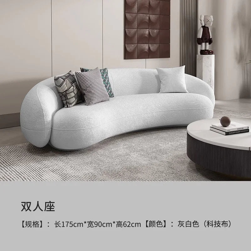 Corner Designer Living Room Sofas White Puffs Cute Relaxing Outdoor Sofa Patio Floor Sofa Garden Air Divano Balcony Furniture