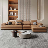 European Living Room Sofa Genuine Leather Sectional Corner Sofas Modular Luxury Sofa Sala De Estar De Luxo Modern Furniture