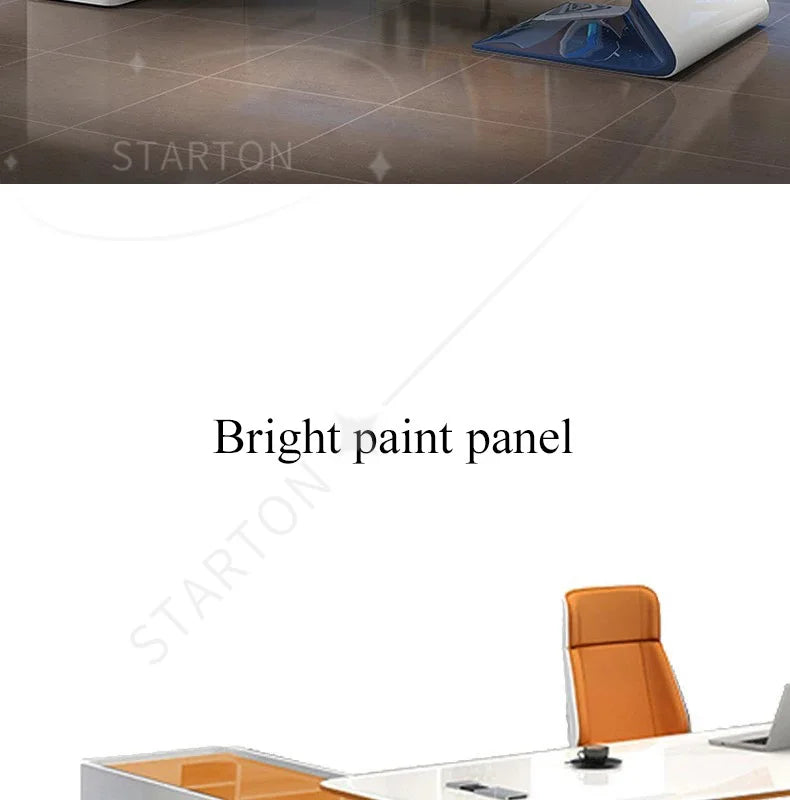 European Style Fashion Company Ceo Desk Modern Design Office Furniture L Shape Design Office Table Wooden Office Desk
