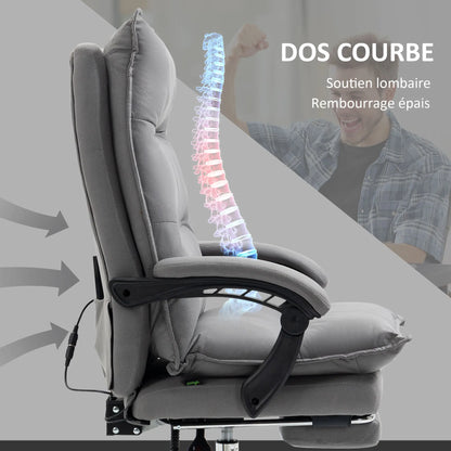Dinsetto desk Armchair massing and heating, desk office chair, ergonomic chair with adjustable height, reclin back