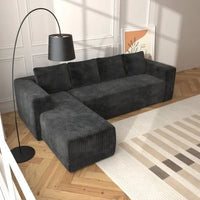 Cloud Sectional Couch with L-Shape Chaise,Modern Modular Sofa with Deep Seat, Upholstered Couches with Right Facing Chaise