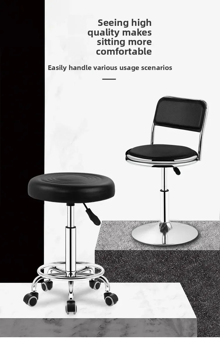 Bar chair swivel chair lift bar chair swivel bar stool haircut chair high stool round stool beauty stool