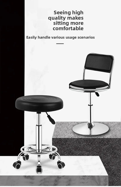 Bar chair swivel chair lift bar chair swivel bar stool haircut chair high stool round stool beauty stool
