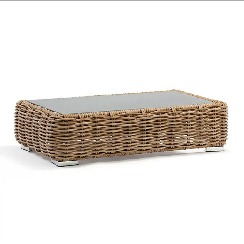 Furniture  new arrival hot sale luxury outdoor Furniture Set for hotel villas Garden park patio balcony wicker rattan sofa set