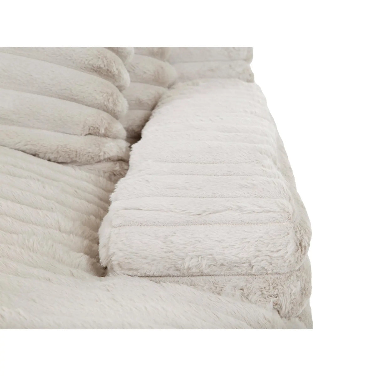 Custom ATUNUS American Thick Striped Corduroy Plush Modular Sectional Sofa Couch Set Compression Fabric Living Room Sofa
