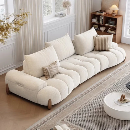 Narrow White Living Room Sofas Minimalist Nordic Curved 2 Seater Living Room Sofas Lazy Modern Woonkamerbanken Home Furniture