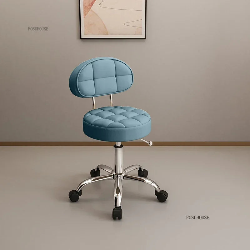 Backrest Pedicure Chair Barber Shop Pulley Hairdressing Chairs Lifting Manicure Stool Design Hair Salons Furniture Barber Chair