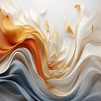 MU8751 Custom Creative high-end Chinese abstract ribbon feather sofa living room and bedroom  background wall paper mural