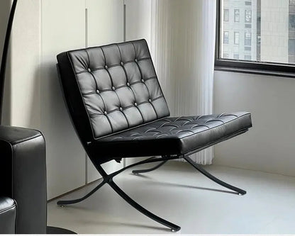 Barcelona single sofa chair network red small sofa chairs living room bedroom designer lazy lounge chair