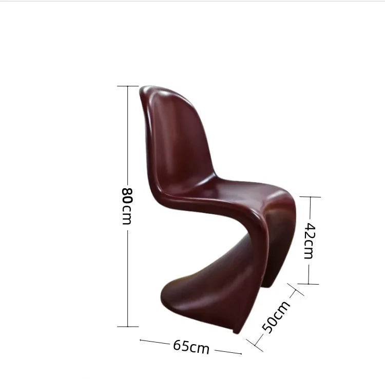 LXY simple household modern small apartment FRP electroplating armrest dining chair household leisure chair