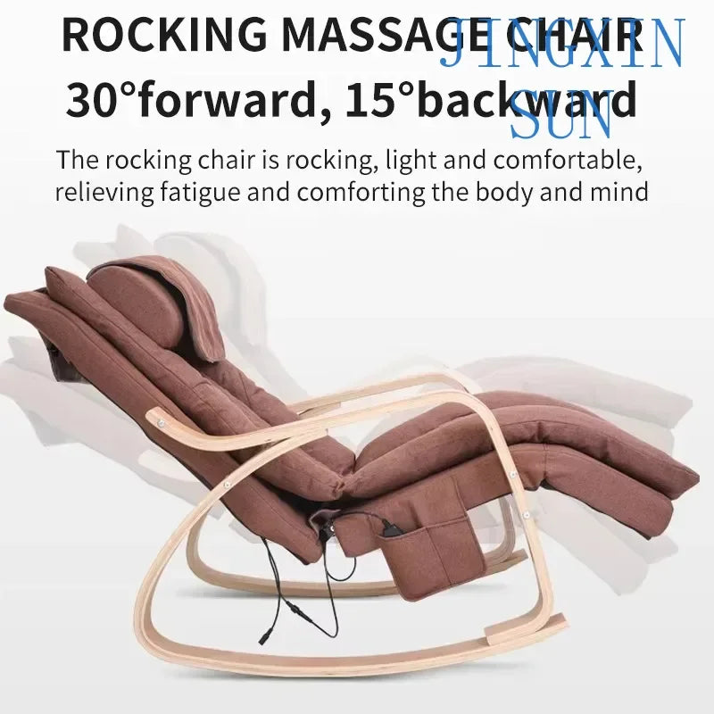 Luxury Recliner Massage Chair Electric Full Body Shiatsu Vibrating Heating Rocking Recliner Massage Chair