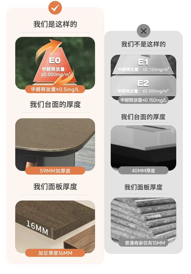 Light luxury boss Advanced minimalist modern CEO and Chairman's office table office furniture Computer desk Room desks