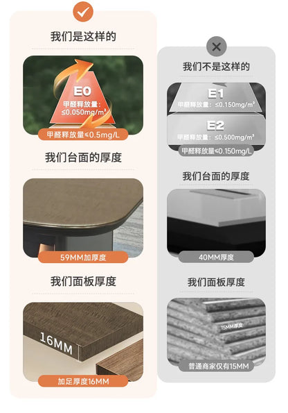 Light luxury boss Advanced minimalist modern CEO and Chairman's office table office furniture Computer desk Room desks