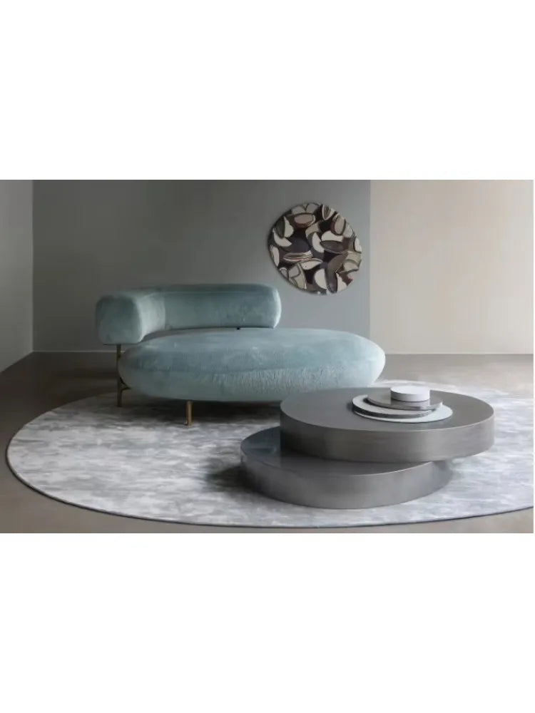 Stainless steel coffee table hotel decoration living room villa central table