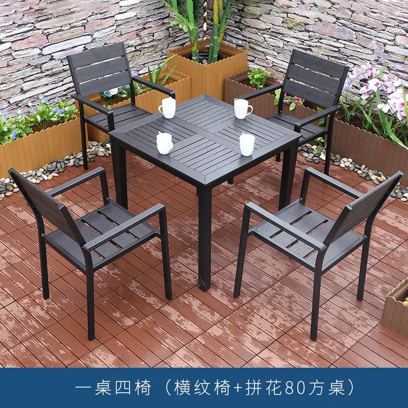 Outdoor parasol, villa cafe, milk tea shop, open-air dining bar, central column umbrella