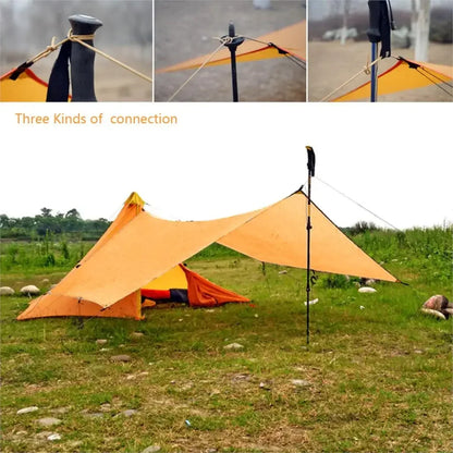 450g 20D Two-Side Silicone Coated Nylon Tarp Ultralight Sun Shelter Beach Tent Pergola Awning Canopy Rainfly Camping Sunshelter