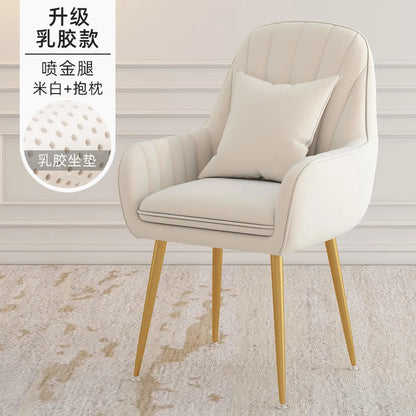 Modern Living Room Dining Chairs Home Furniture Bedroom Dormitory Back Chair Nordic Restaurant Kitchen Cafe Leisure Chair