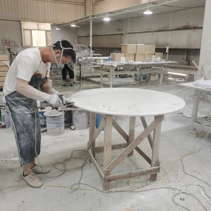 Custom-Size Modern Marble Onyx Coffee Table with RF Polishing Contemporary Design Contemporary Style Square Nature Stone