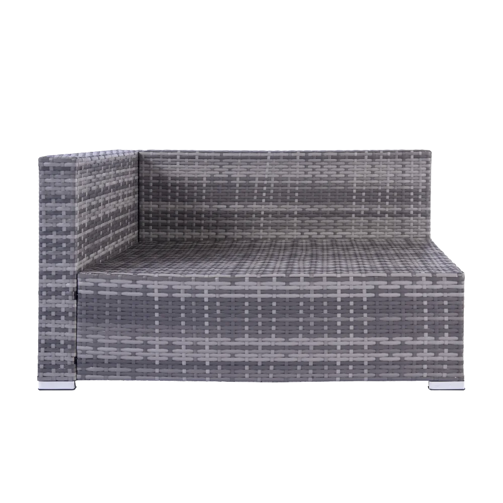 Sailing luxury outdoor rattan sofa outdoor waterproof garden corner sofa fashion wicker garden furniture